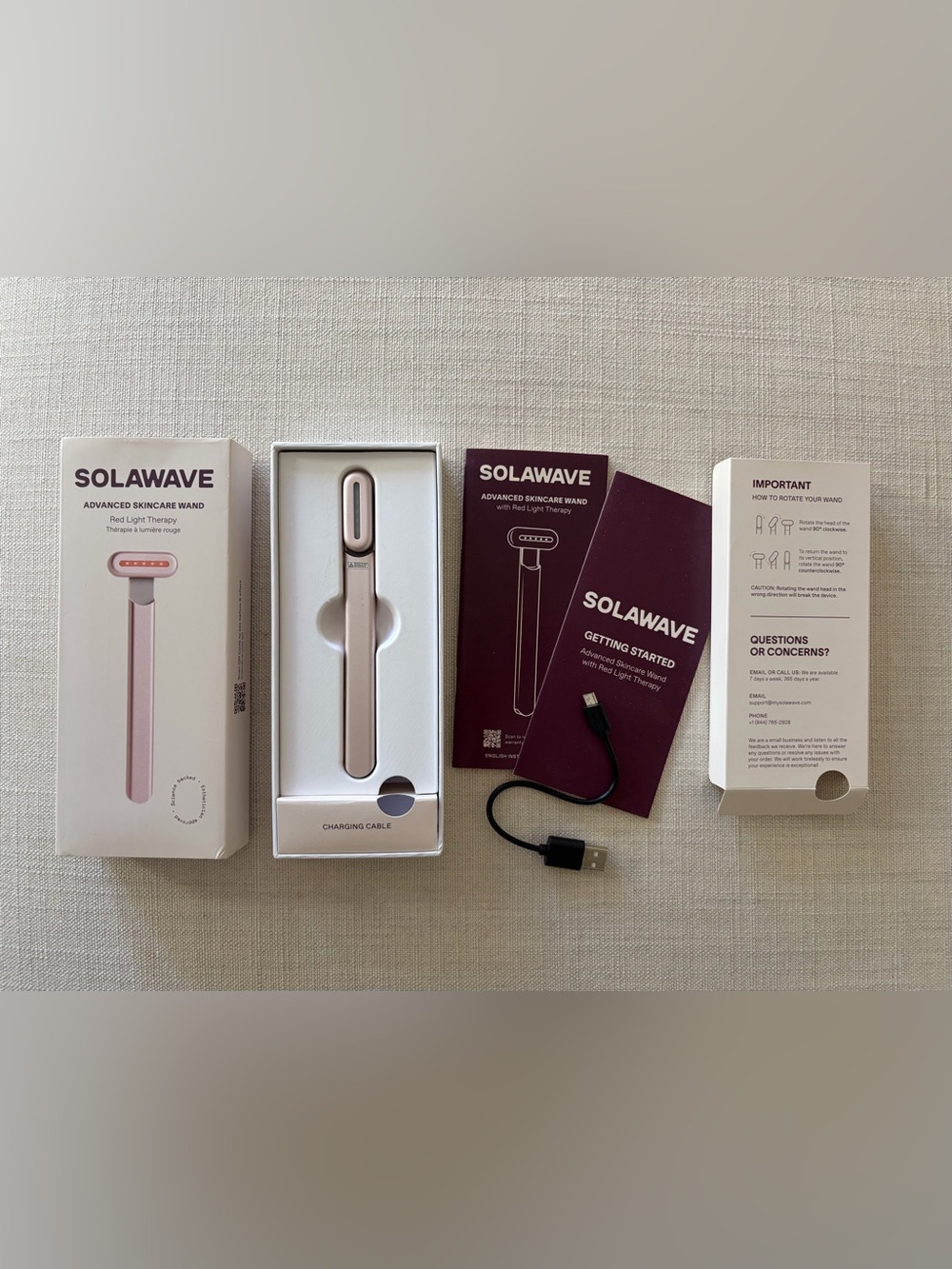 Solawave 4 in 1 Advanced Skincare Red Light Wand - excellent condition